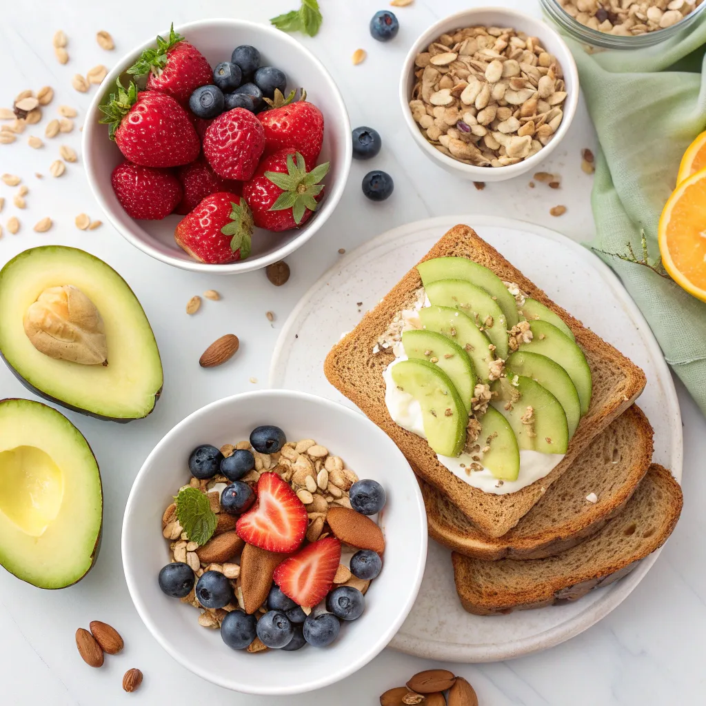 A delightful array of healthy breakfast options